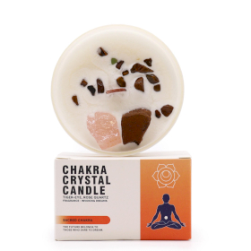 Candela Cristallo Chakra -  Chakra Sacrale