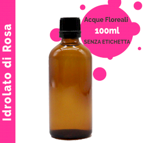 10x Idrolato di Rosa 100ml - Senza Etichetta