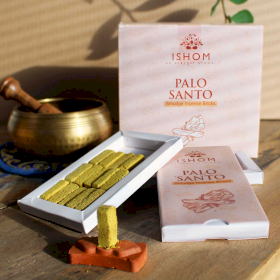 12x Set 15 Mattoncini di Incenso e Supporto  - Palo Santo