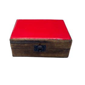 Cofanetto Portagioie 15x10x6cm - Rosso