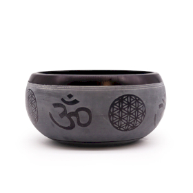 Campana Tibetana Earth Powder- Om Cinque Buddha - 16cm