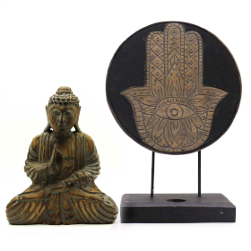 Buddha Feng Shui - Hamsa - Grigio