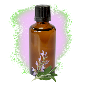 10x Oli Essenziali 50ml - Salvia Sclarea (Senza Etichetta)