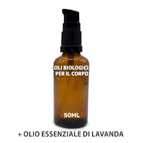 10x Oli Corpo Biologici 50ml - Lavanda - No Etichetta