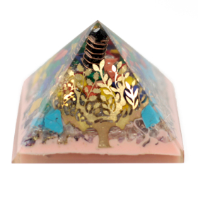 Orgonite Piramide  Albero 70mm