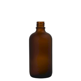110x Bottiglie in Vetro Ambrato Satinato da 30ml