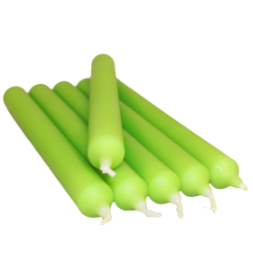 100x Candele da Tavola - Lime