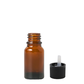 192x Bottiglie Ambra 10ml con Tappi Sicurezza Bambini