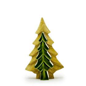 6x Perso nella Foresta – Decorazione in Legno “Alberello nell’Albero” – 15x10 cm