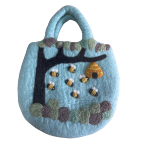 Borsa in Feltro 35x27cm - Albero e Alveare
