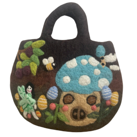 Borsa in Feltro 35x27cm - Giardino delle Fate
