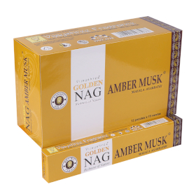 12x 15g Golden Nag - Incenso Muschio Ambrato