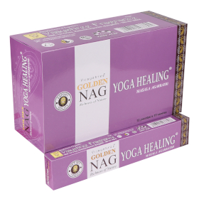 12x 15g Golden Nag - Incenso Guarigione Yoga