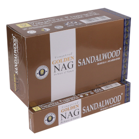 12x 15g Golden Nag - Incenso Legno di Sandalo
