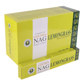 12x 15g Golden Nag - Incenso Lemongrass