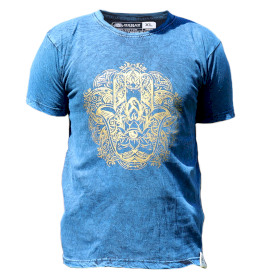 T-shirt XL Stonewashed Hamsa – Blu