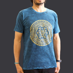 T-shirt M Stonewashed Chakra – Blu