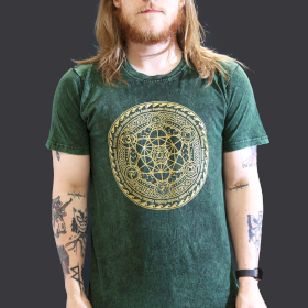 T-shirt L Stonewashed Chakra – Verde