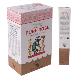 12x Resine su Bastoncino per Smudging Golden - Rosa 30g