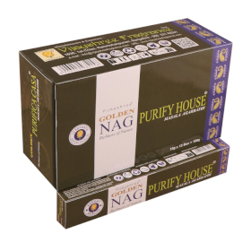 12x 15g Golden Nag - Incenso Purifica la Casa