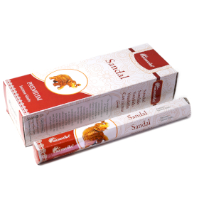 6x Incenso Hex Aromatika Senza Carbone - Legno di Sandalo