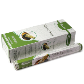6x Incenso Hex Aromatika Senza Carbone - Salvia Bianca