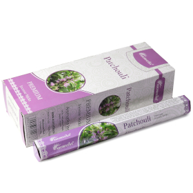 6x Incenso Hex Aromatika Senza Carbone - Patchouli