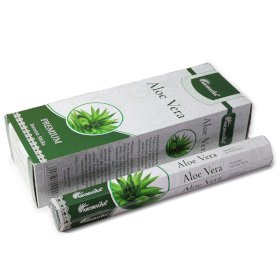 6x Incenso Hex Aromatika Senza Carbone - Aloe Vera