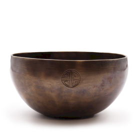 Campana Tibetana Indiana Grande – Fasi Lunari (circa 850g) – Ø 17 cm