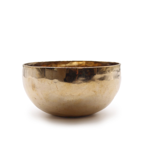 Campana Tibetana Media in Metallo Lucido – Fatta a Mano (circa 750g) – Ø 15 cm