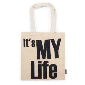 10x Borsa Iconica Basic Tote-È la Mia Vita - (40x36cm)