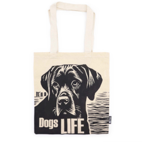 10x Borsa Iconica Basic Tote -Vita da Cane - (40x36cm)