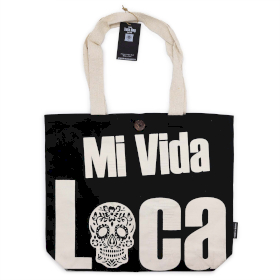 Borsa Iconica Basic Tote - Mi Vida Loca -Nera (36x43x10cm)
