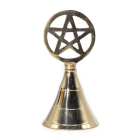 4x Campanella da Altare in Ottone – Simbolo Pentagramma