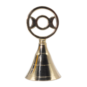 4x Campanella da Altare in Ottone – Simbolo Tripla Luna