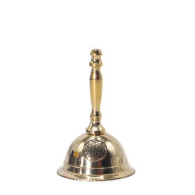 6x Campanella da Altare in Ottone Piccola – Fiore della Vita