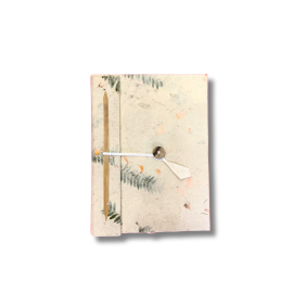 Taccuino Medio in Carta Lokta – Fiori Misti (15x12 cm) – 45 Fogli