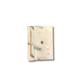 Taccuino Mini in Carta Lokta – Fiori Misti (12x8 cm) – 40 Fogli