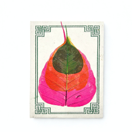 Taccuino Medio in Carta Lokta – Foglia di Bodhi (15x12 cm) – 45 Fogli (assortiti)