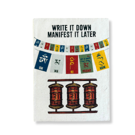 Taccuino Grande in Carta Lokta – Inspiration (21x15 cm) – 45 Fogli – 