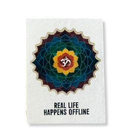 Taccuino Grande in Carta Lokta – Inspiration (21x15 cm) – 45 Fogli – 