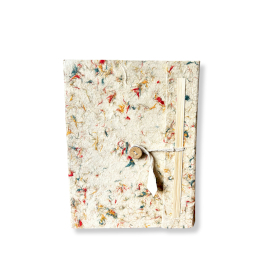 Taccuino Medio in Carta Lokta – Cotone Multicolore (15x12 cm) – 45 Fogli