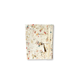 Taccuino Mini in Carta Lokta – Cotone Multicolore (12x8 cm) – 40 Fogli