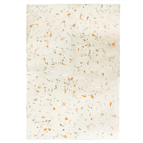 10x Carta Lokta Artigianale con Erba Mista (51x76 cm)