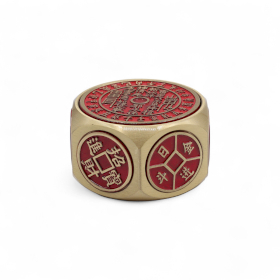 Feng Shui Fortuna – Dadi Rosso Calendario & Moneta – Selezionatore di Giorni Fortunati