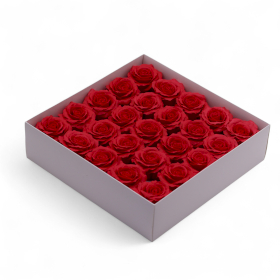 25x Fiore di Sapone Artigianale – Rosa Romantica a 5 Strati – Rossa