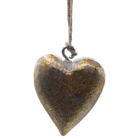 50x Cuori Decorativi in Legno – Lavender Gold (50 pz) – in Barattolo Espositore