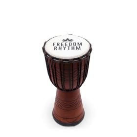 Tamburo Djembe - Ritmo della Libertà (Suono Acuto) - 40 cm