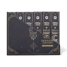 12x Incenso Smudge Crystal Scents alla Tormalina – Sandalo