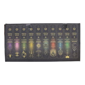60x Set Starter di Incensi Smudge Crystal Scents